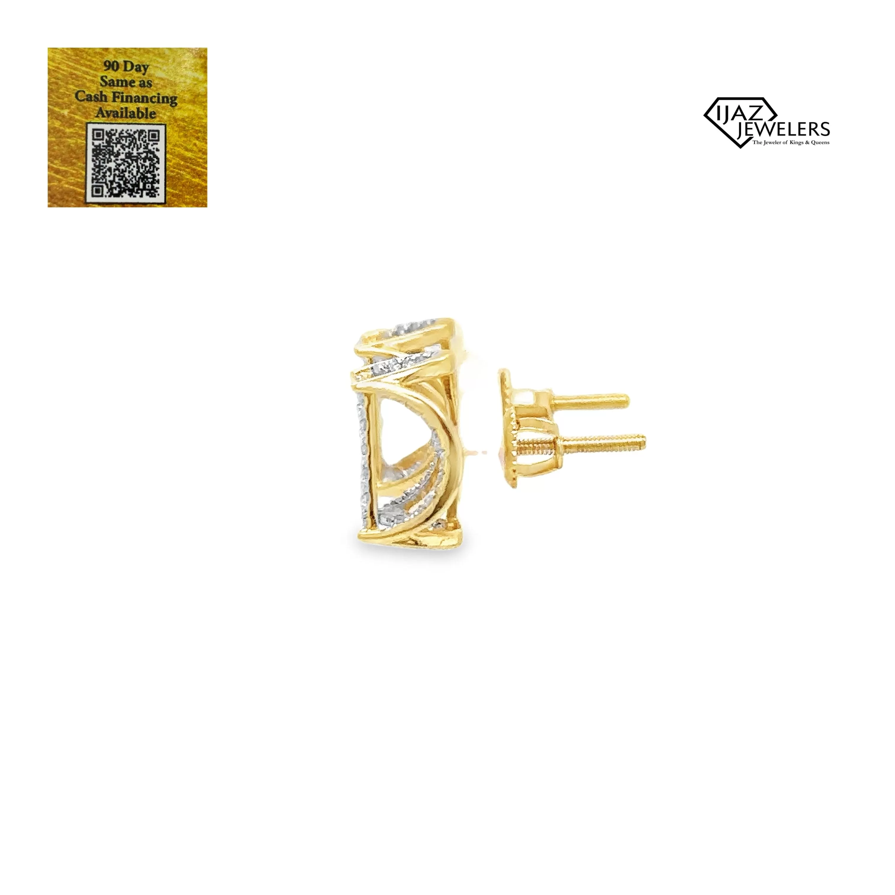 10K Gold 0.59 CTW Diamond Earrings