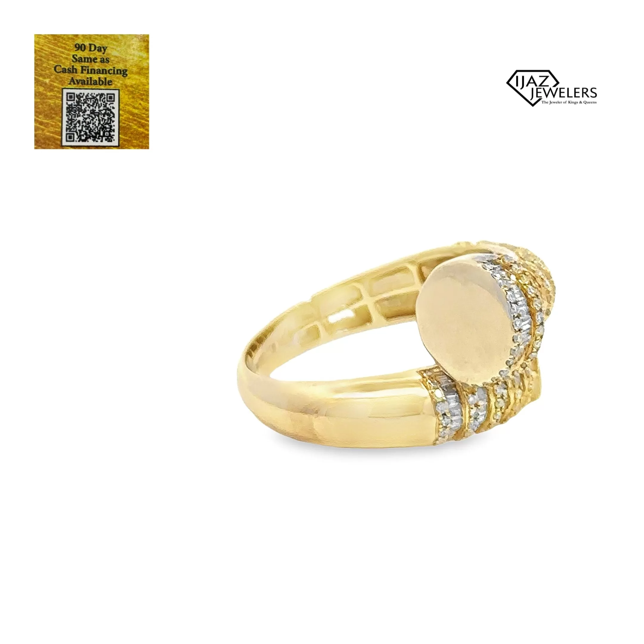 10K Gold 1.50 CTW Diamond Nail Ring