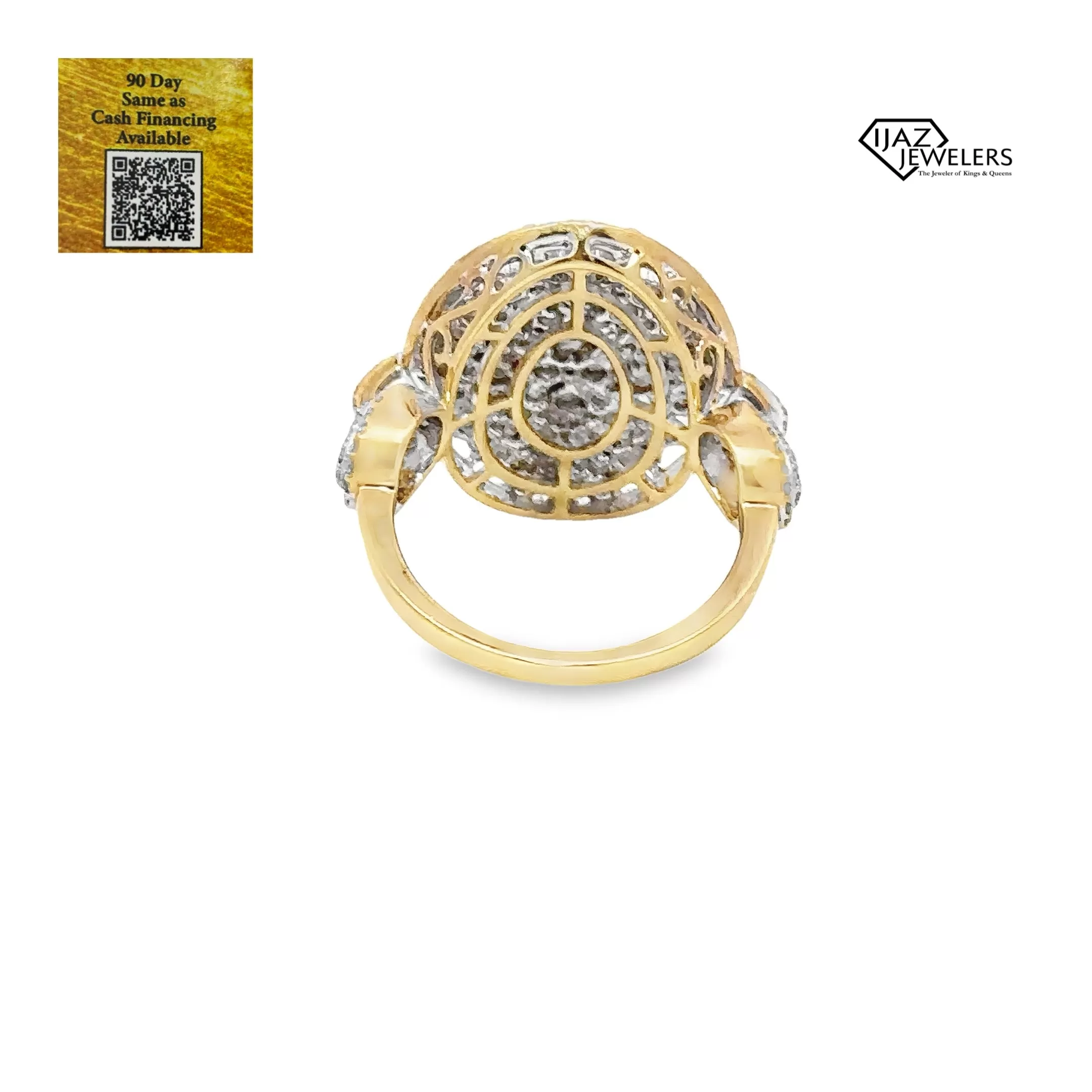 10K Gold 1.90 CTW Diamond Ladies Cocktail Ring