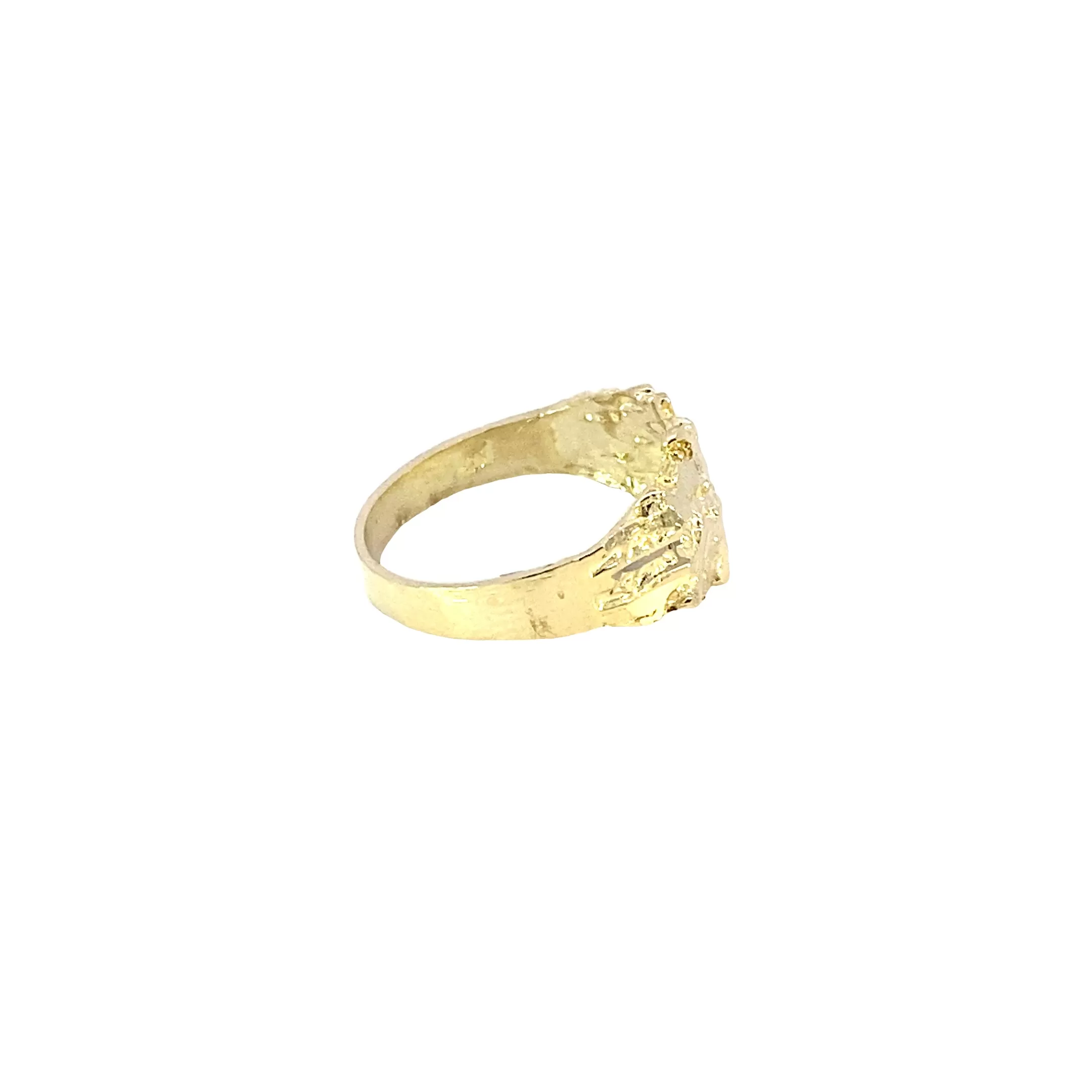 10K Gold Nugget Ring 2.7 Grams