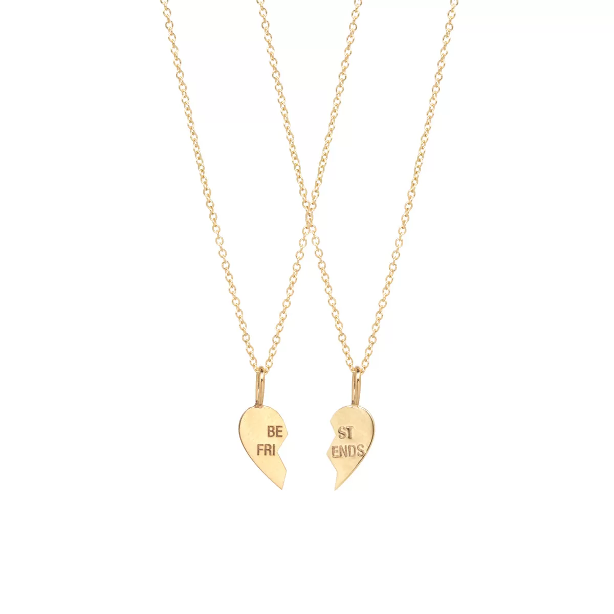 14k Midi Bitty BFF Necklace Set