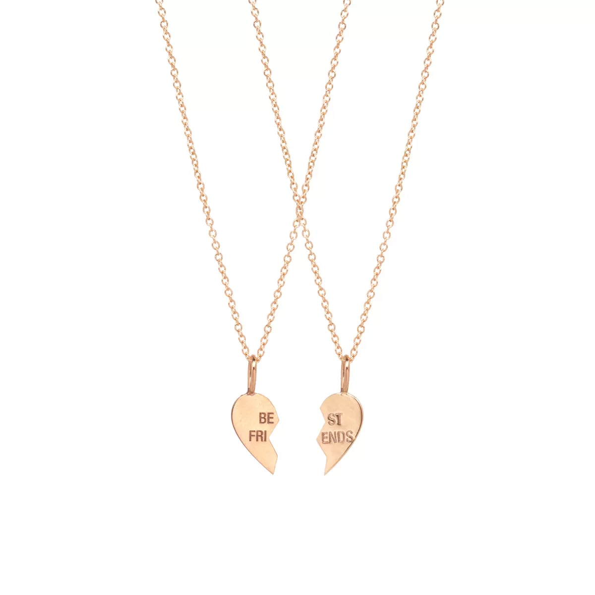 14k Midi Bitty BFF Necklace Set