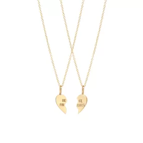 14k Midi Bitty BFF Necklace Set