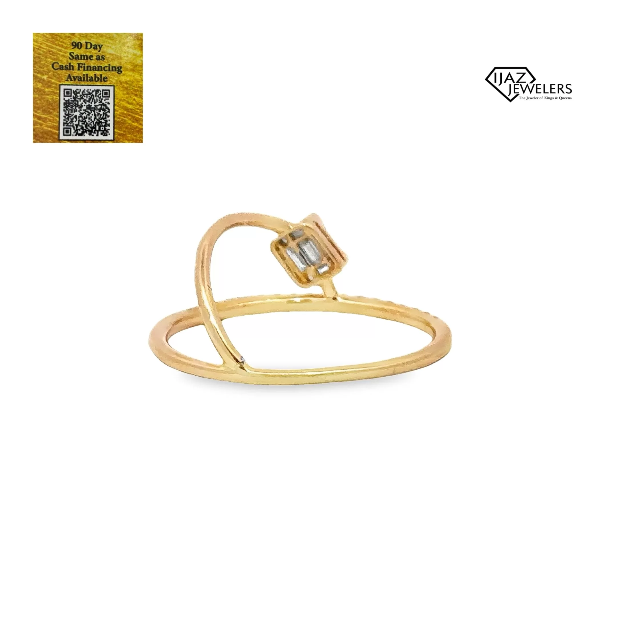 18K Gold 0.36 CTW Diamond Ladies Ring