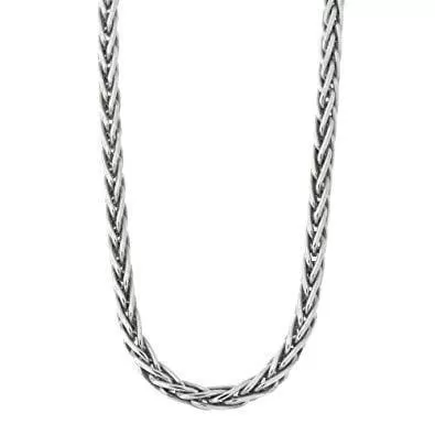 925 Sterling Silver 'Wheat' Chain