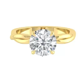 Amara 0.51ct D VVS2 Id IGI 14K Yellow Gold