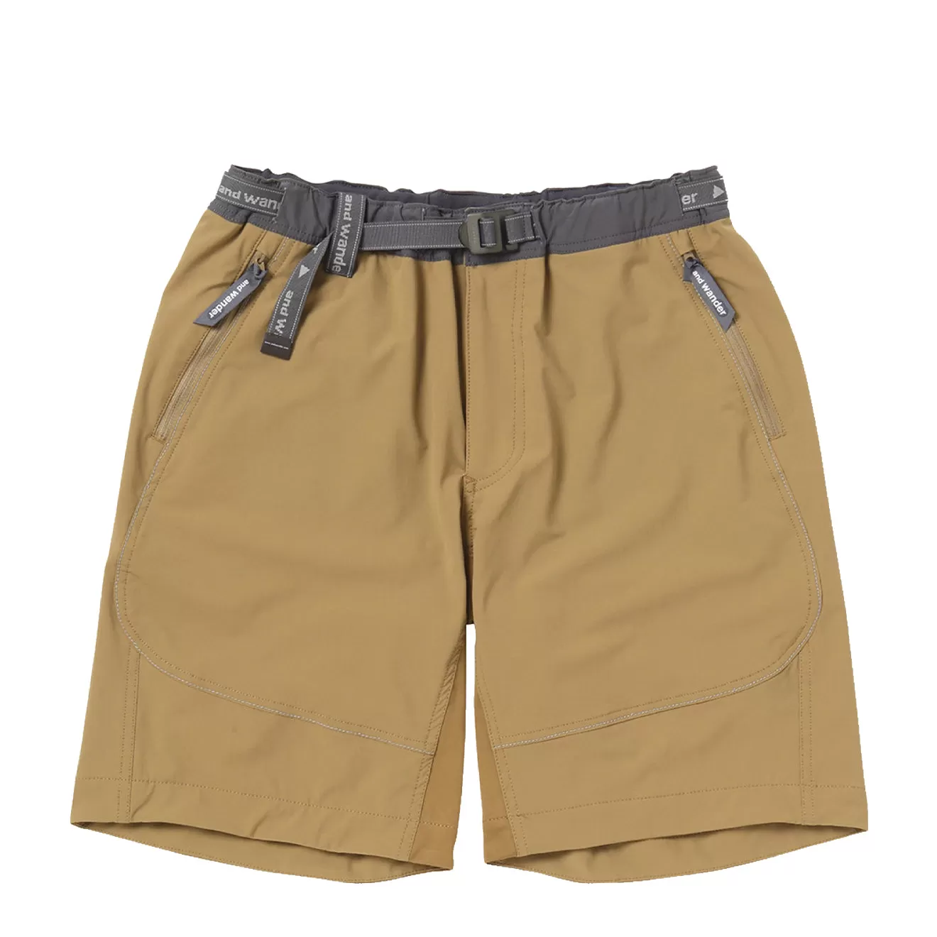 And Wander Trek Short Pants 3 Beige