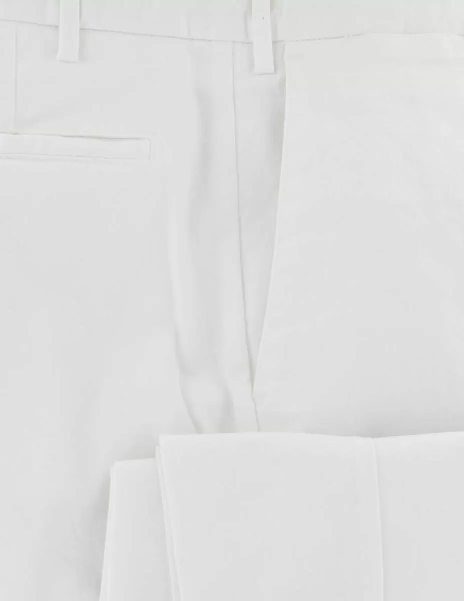 Barba Napoli White Pants