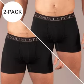 Base Command 2-Pack Boxer Briefs - Black