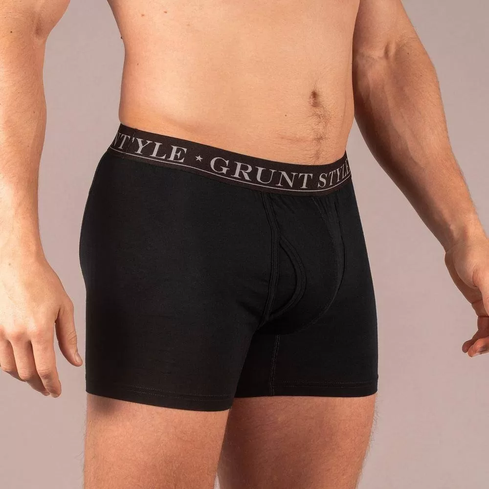 Base Command 2-Pack Boxer Briefs - Black