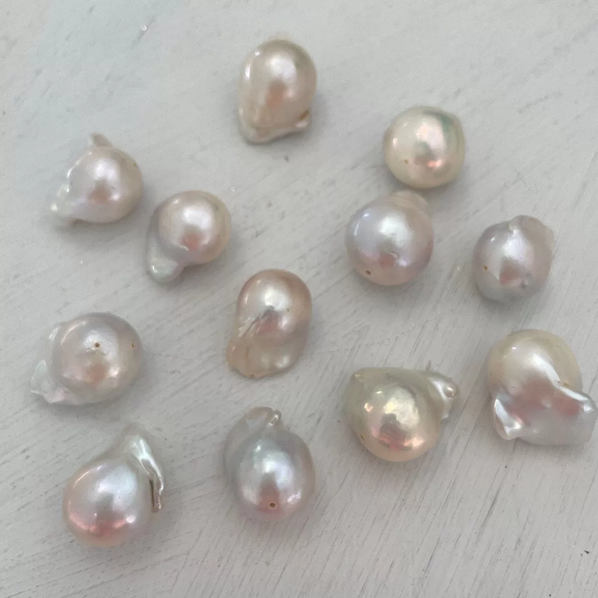 Big Baroque Pearl Necklace