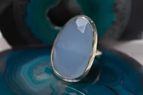 Blue Chalcedony Adora Ring (US 6)