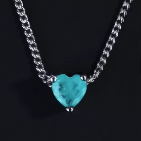 Blue Heart Pendant For Women