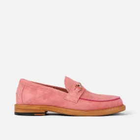 Boardwalk Rouge Suede Horse-Bit Loafers