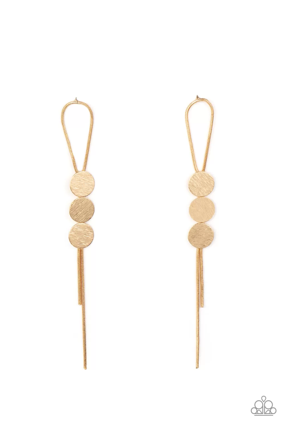 Bolo Beam - Gold Post Earring