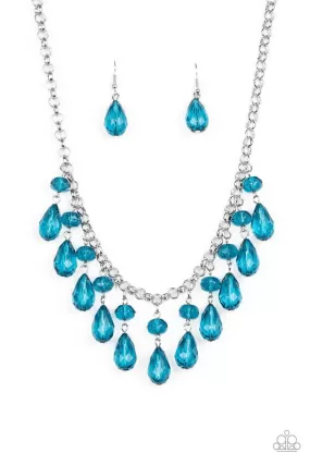 Crystal Enchantment Blue Necklace - Paparazzi Accessories