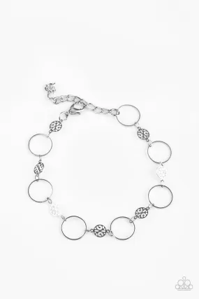 Dainty Delicacy Silver Bracelet - Paparazzi Accessories