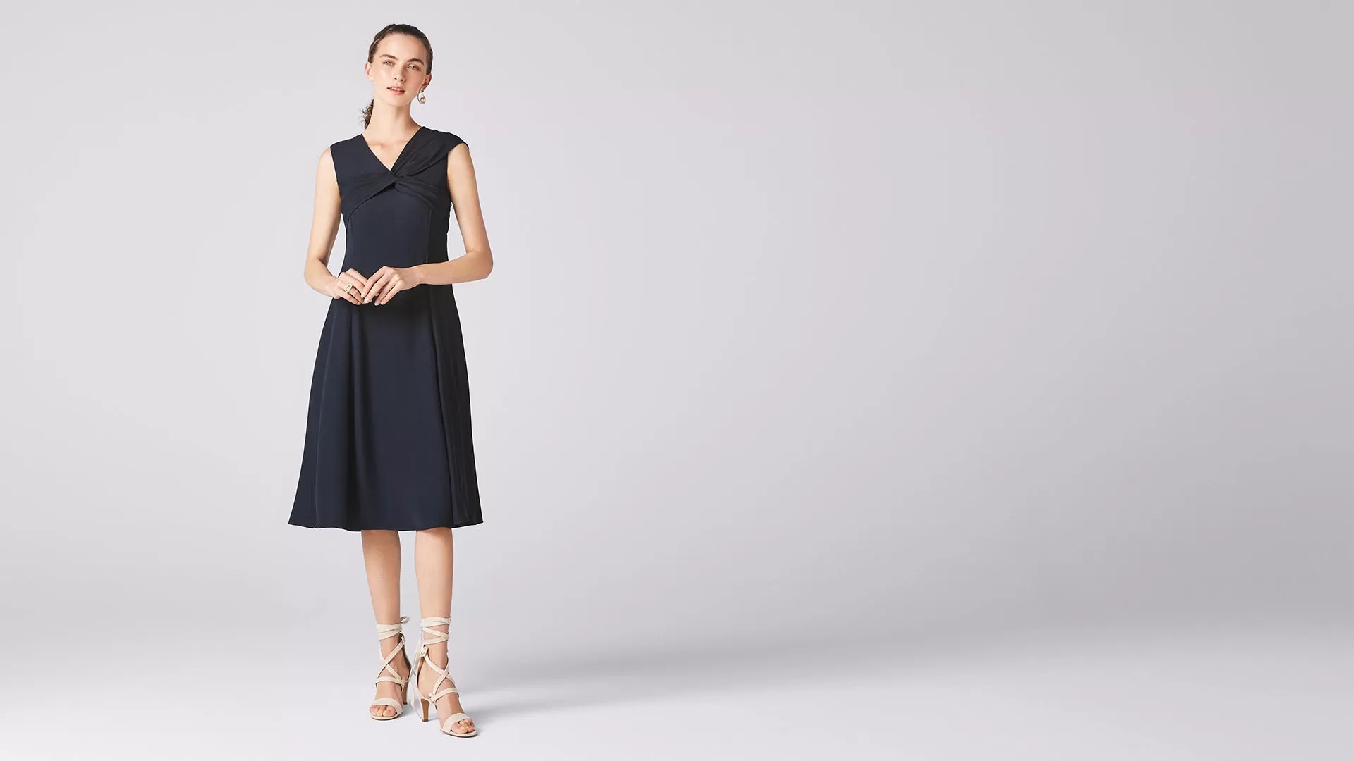 Dark Navy Francis Dress