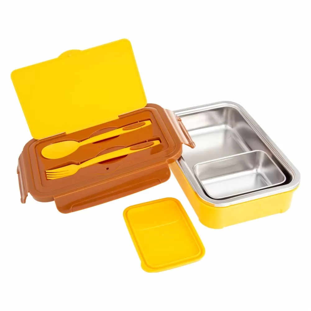 Dubblin Buffet Stainless Steel Lunch Box clip type with inner container