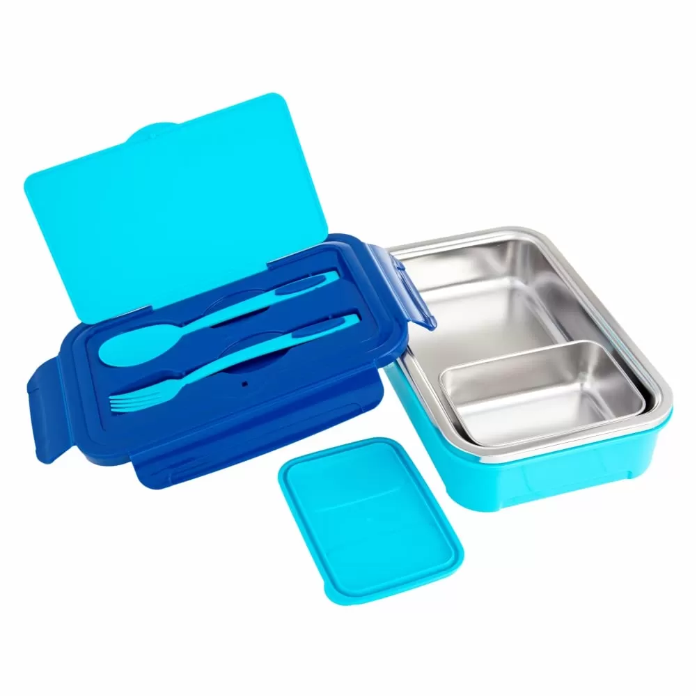 Dubblin Buffet Stainless Steel Lunch Box clip type with inner container