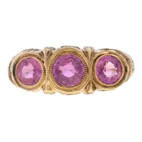 Estate Pink Sapphire Ring