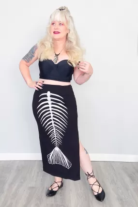 Ghastly Siren Mermaid Glow-In-The-Dark Skirt