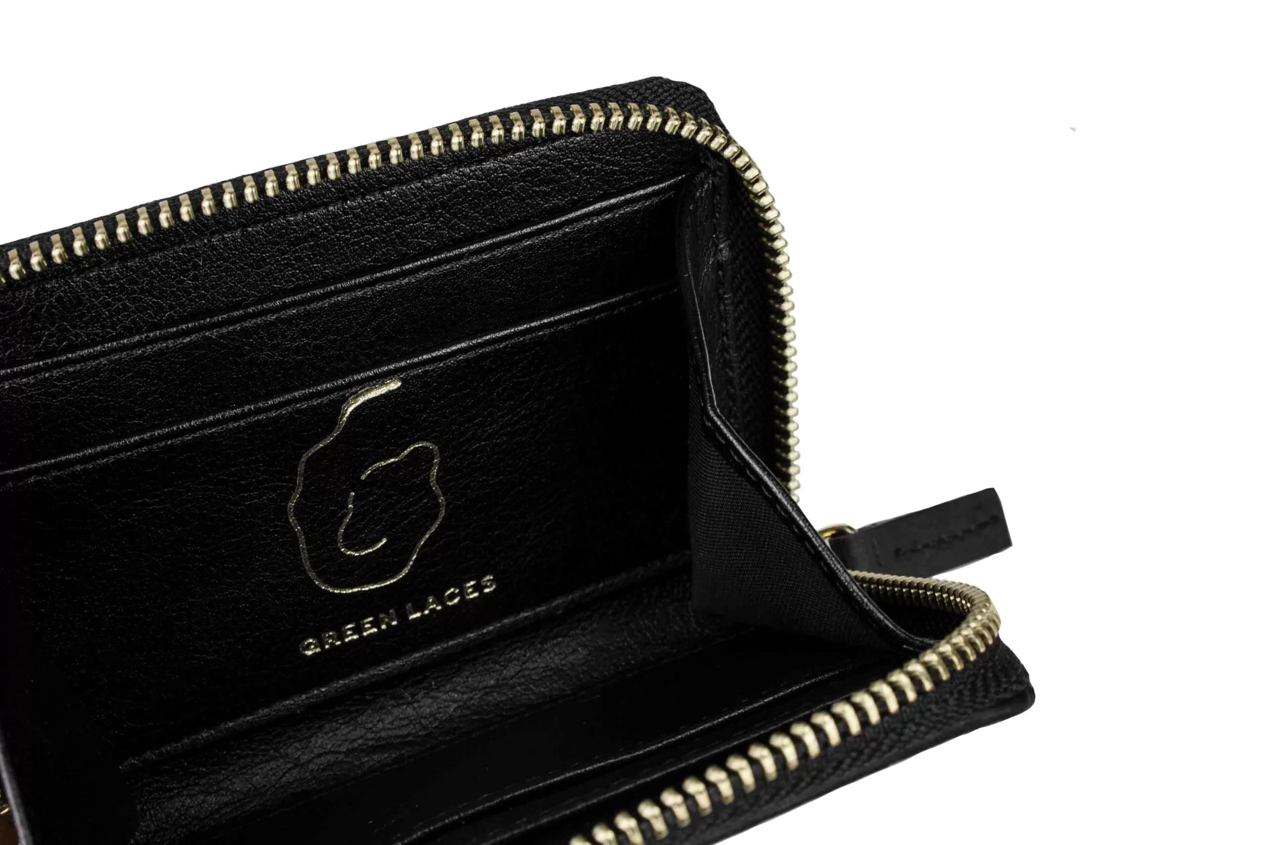 Green Laces Cork Vegan Wallet & Cardholder | Black