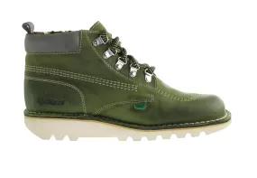 Kickers Kick Hi Winterised Green Mens Boots