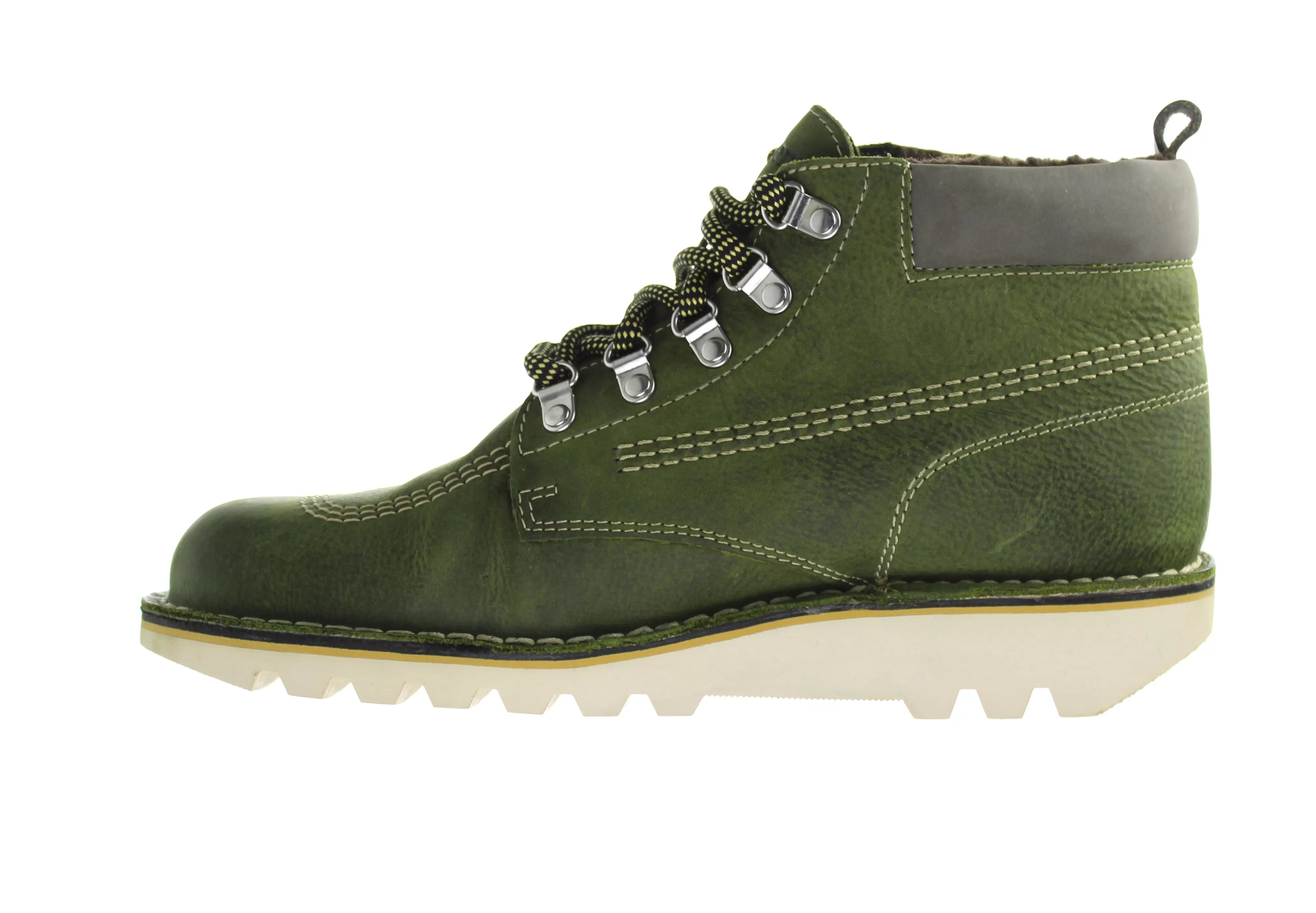 Kickers Kick Hi Winterised Green Mens Boots