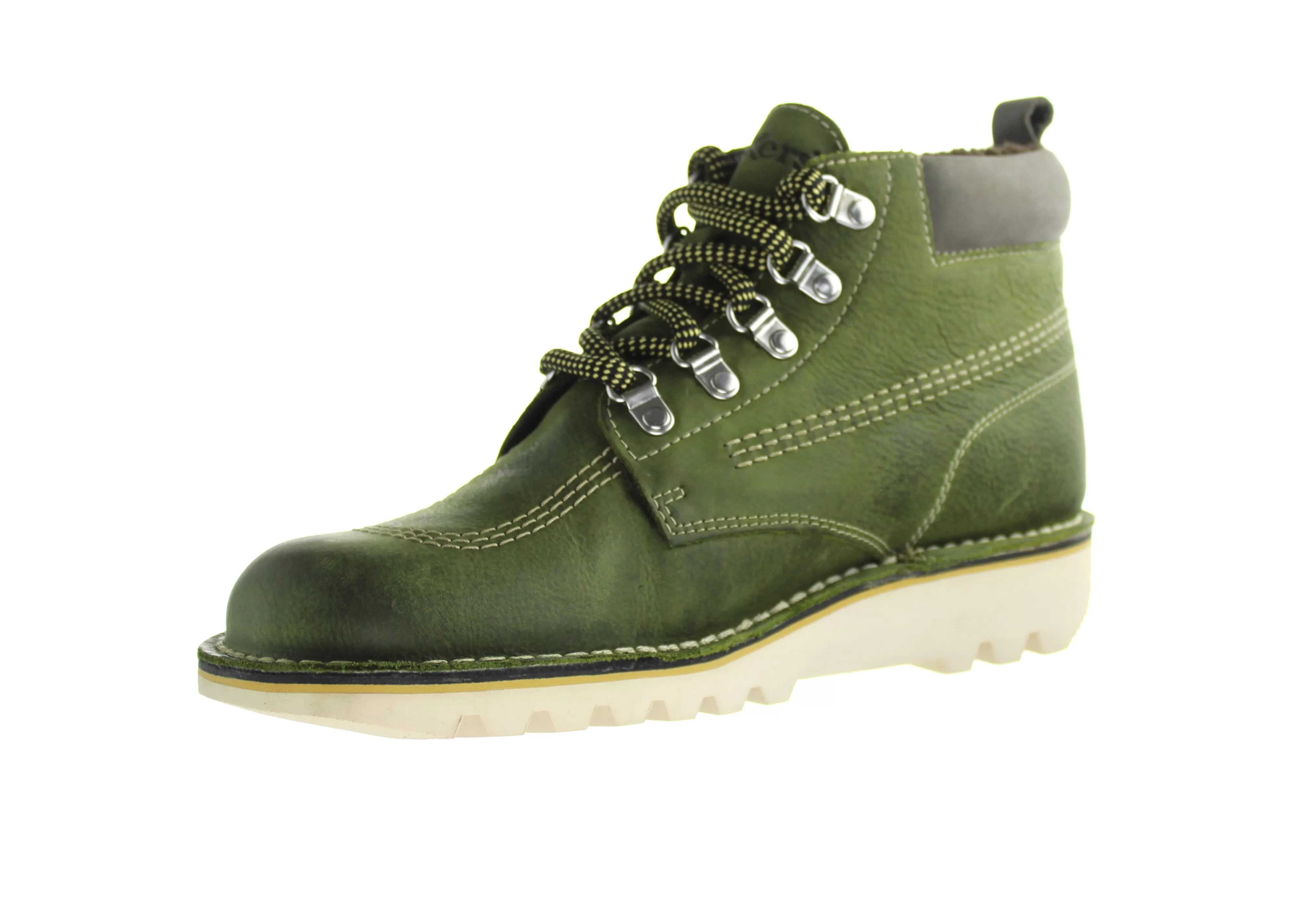 Kickers Kick Hi Winterised Green Mens Boots