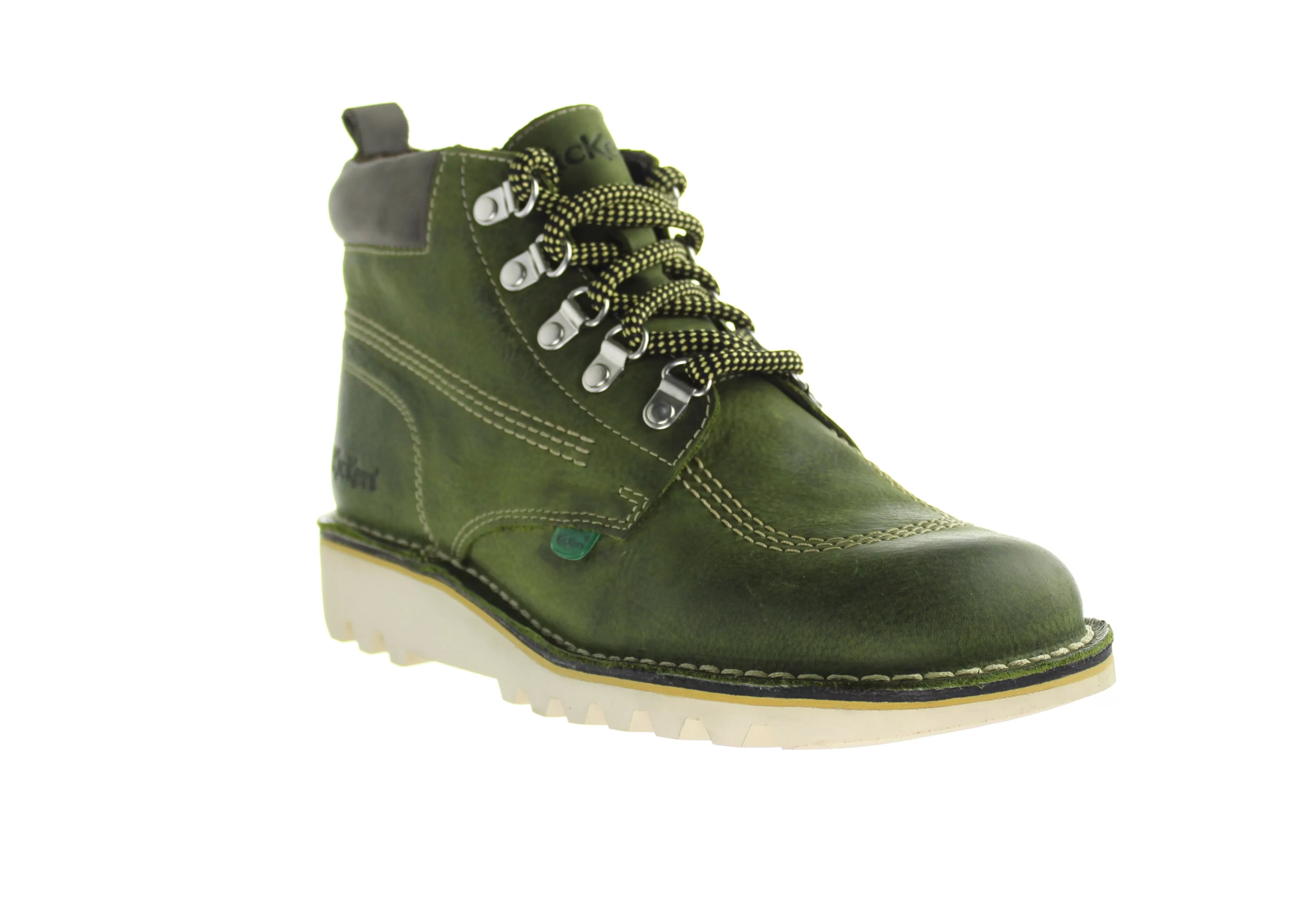 Kickers Kick Hi Winterised Green Mens Boots