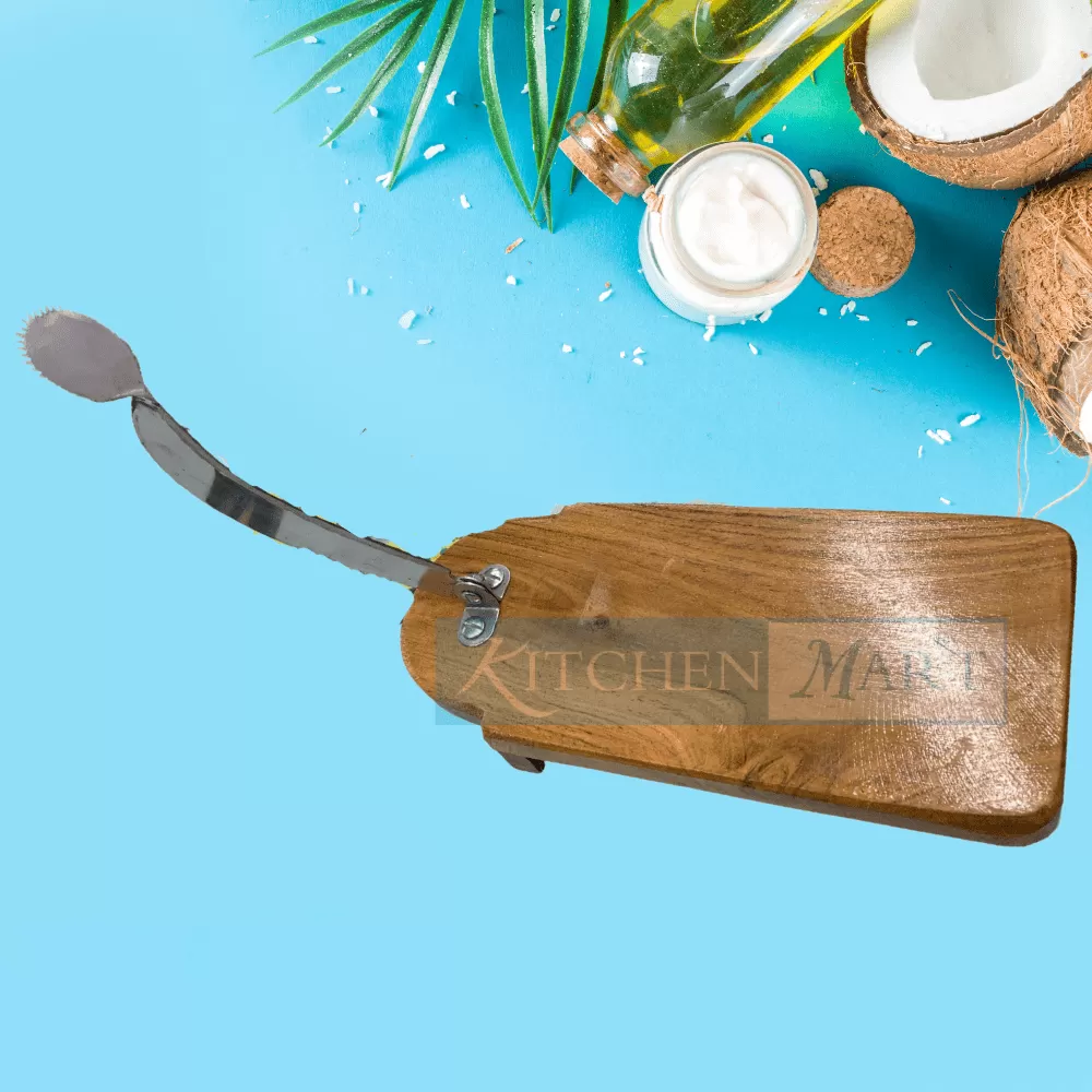 Kitchen Mart Wooden Coconut scrapper