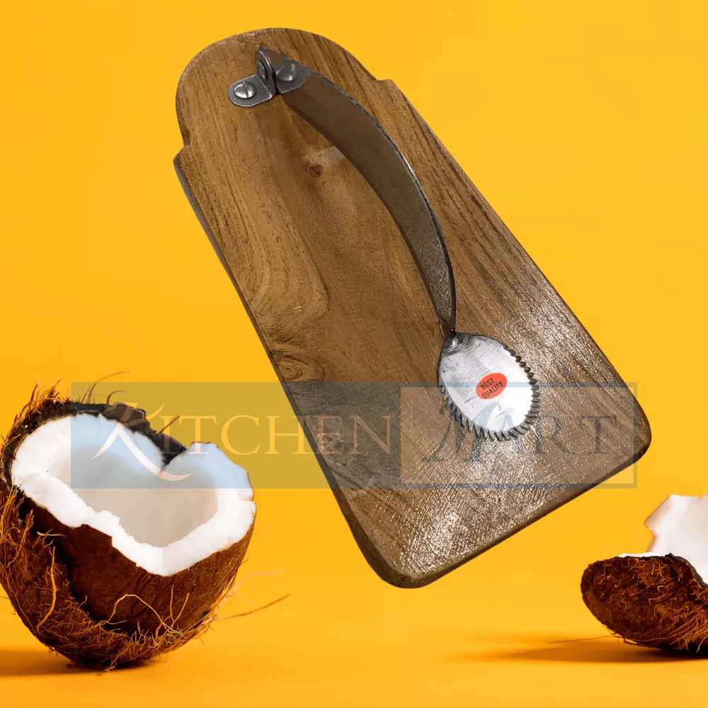 Kitchen Mart Wooden Coconut scrapper