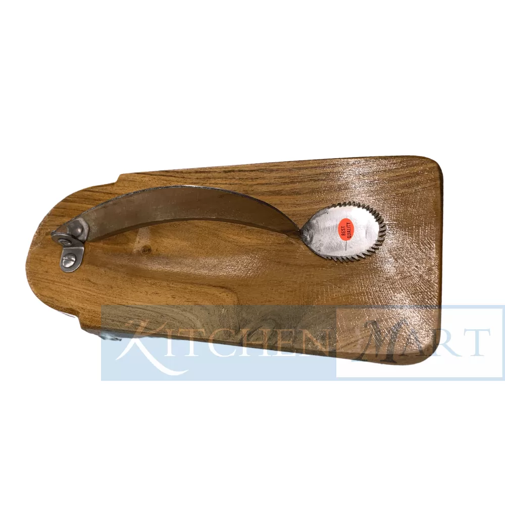 Kitchen Mart Wooden Coconut scrapper