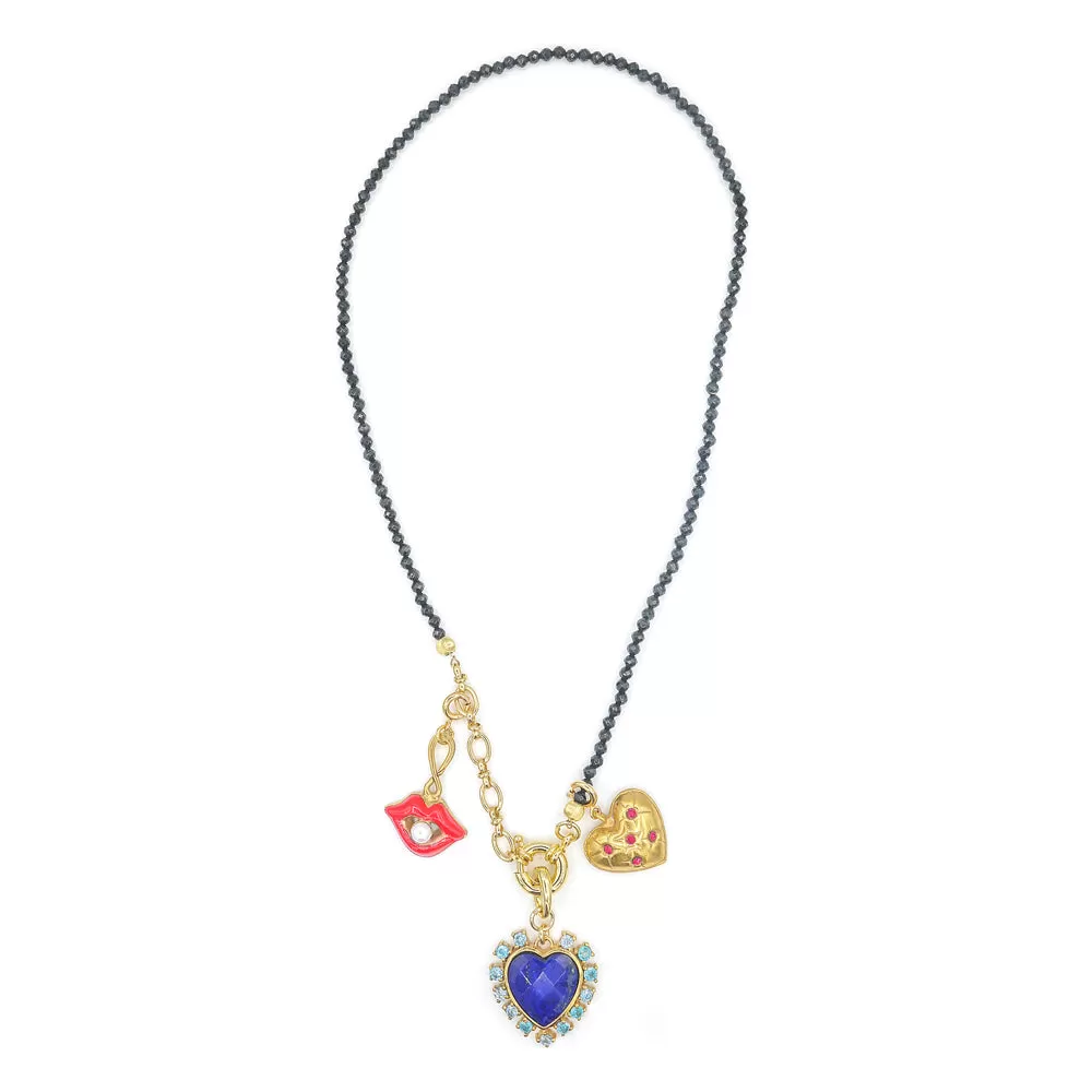 Lapis Heart Necklace