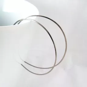 Large Niobium Hoop Earrings