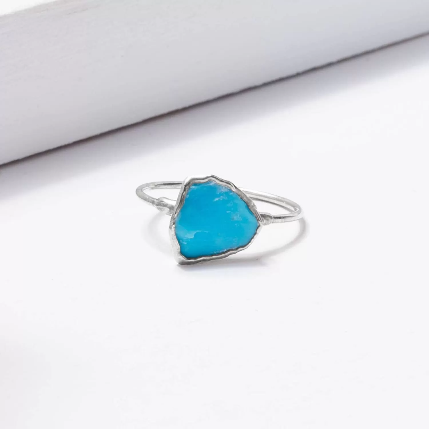 Large Raw Turquoise Ring