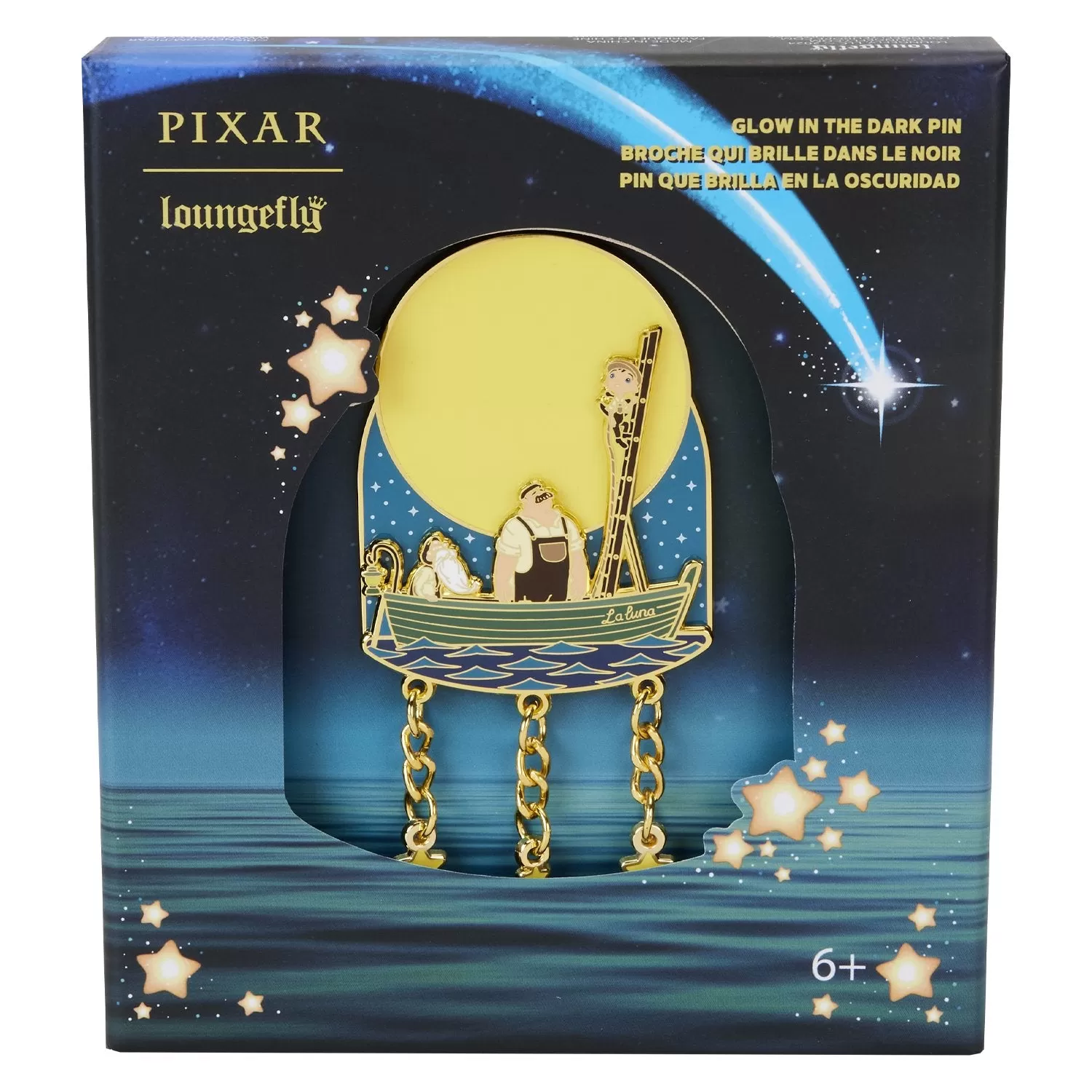 Loungefly Pixar La Luna Glow in the Dark 3 Collector Box Pin