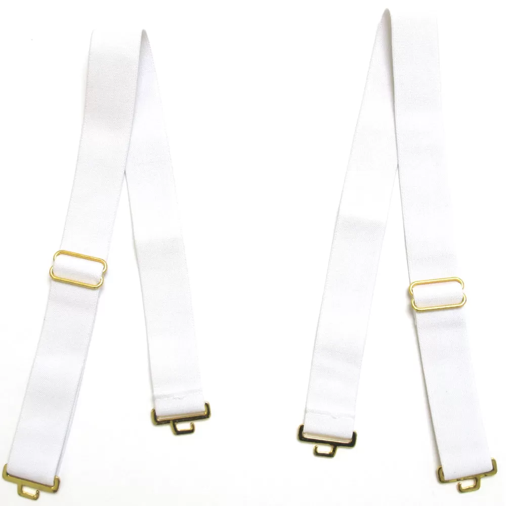 Miami White 1 Inch Straps