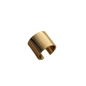 Minimally-Edgy 18k Gold-Plated Ring