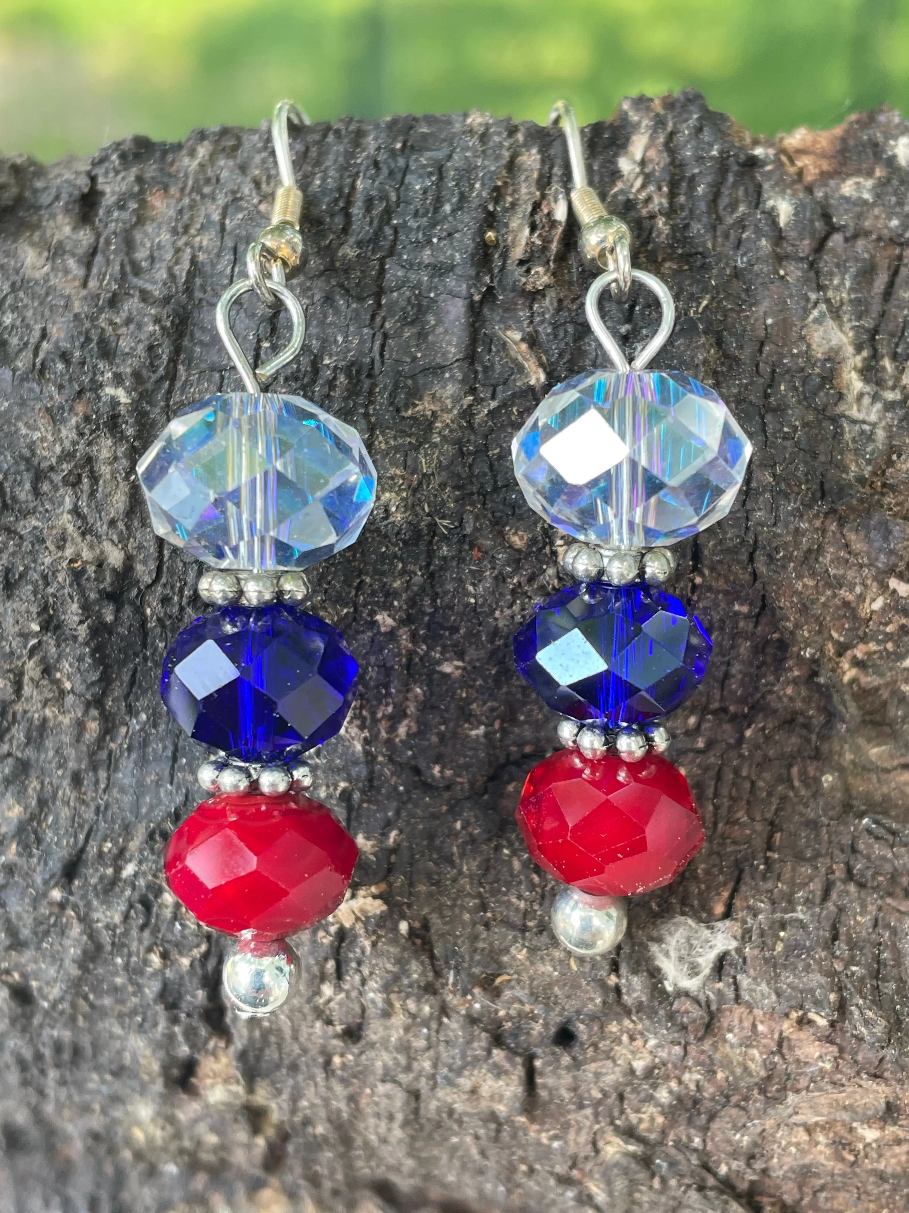 Red, White and Blue Earrings