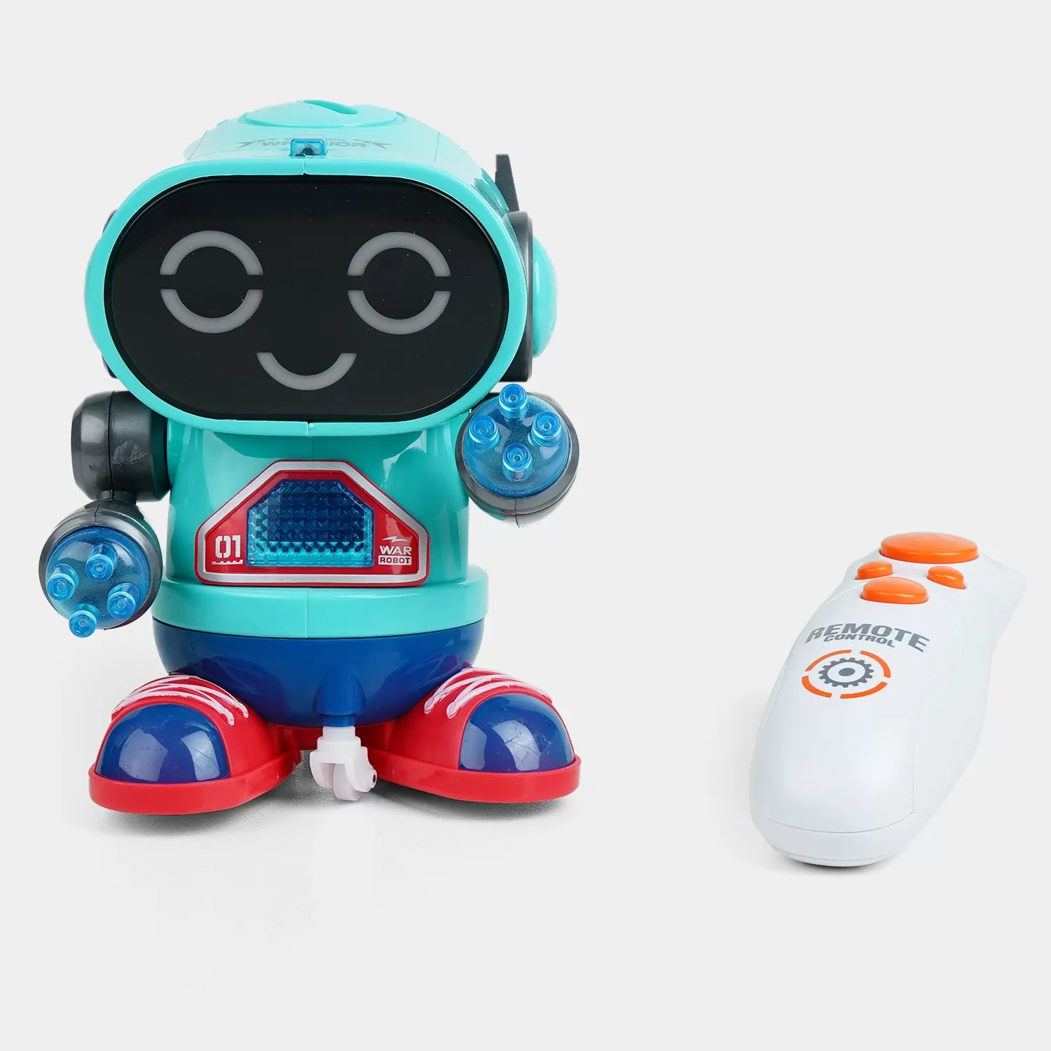 Remote Control 2 Fun Robot With Light & Music For Kids