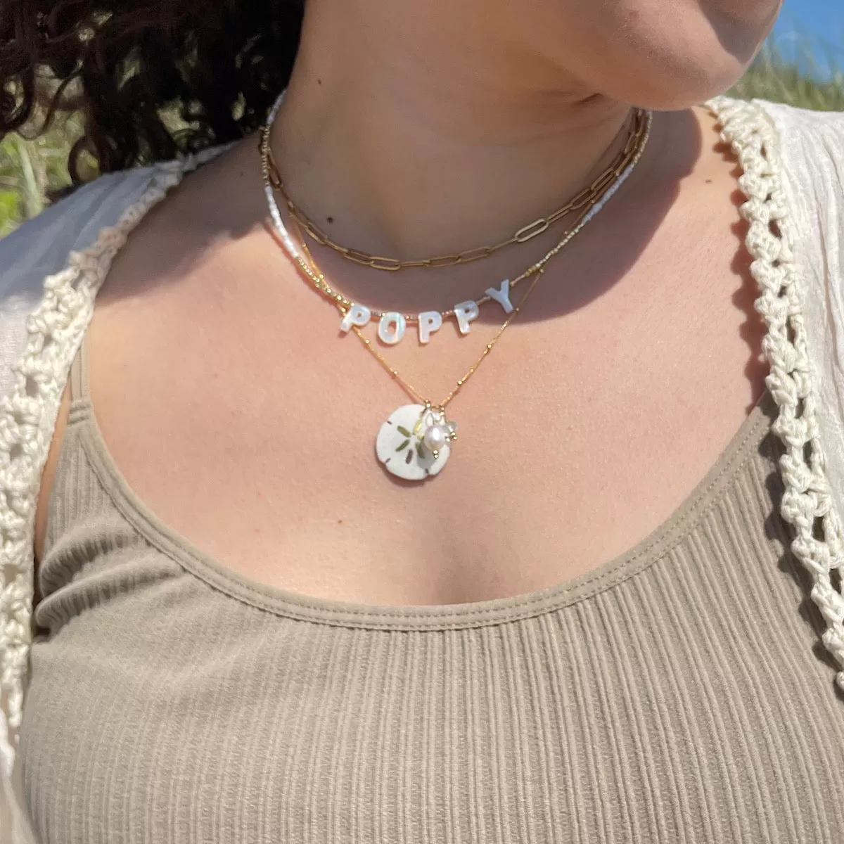 Sand Dollar Charm Necklace