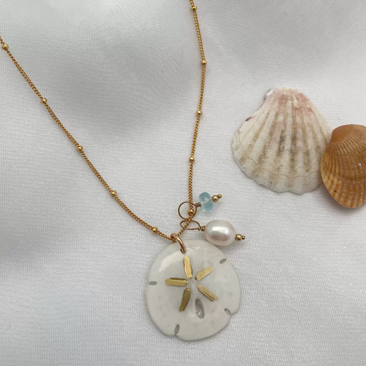 Sand Dollar Charm Necklace