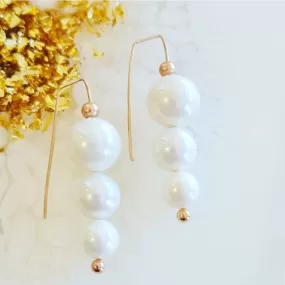 Sasha Shell Pearl drop earrings