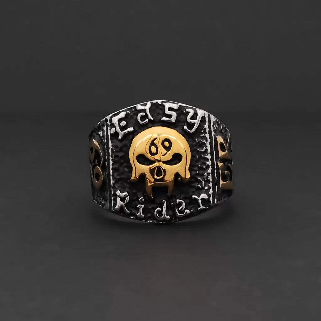 Stainless Steel Skull Ring