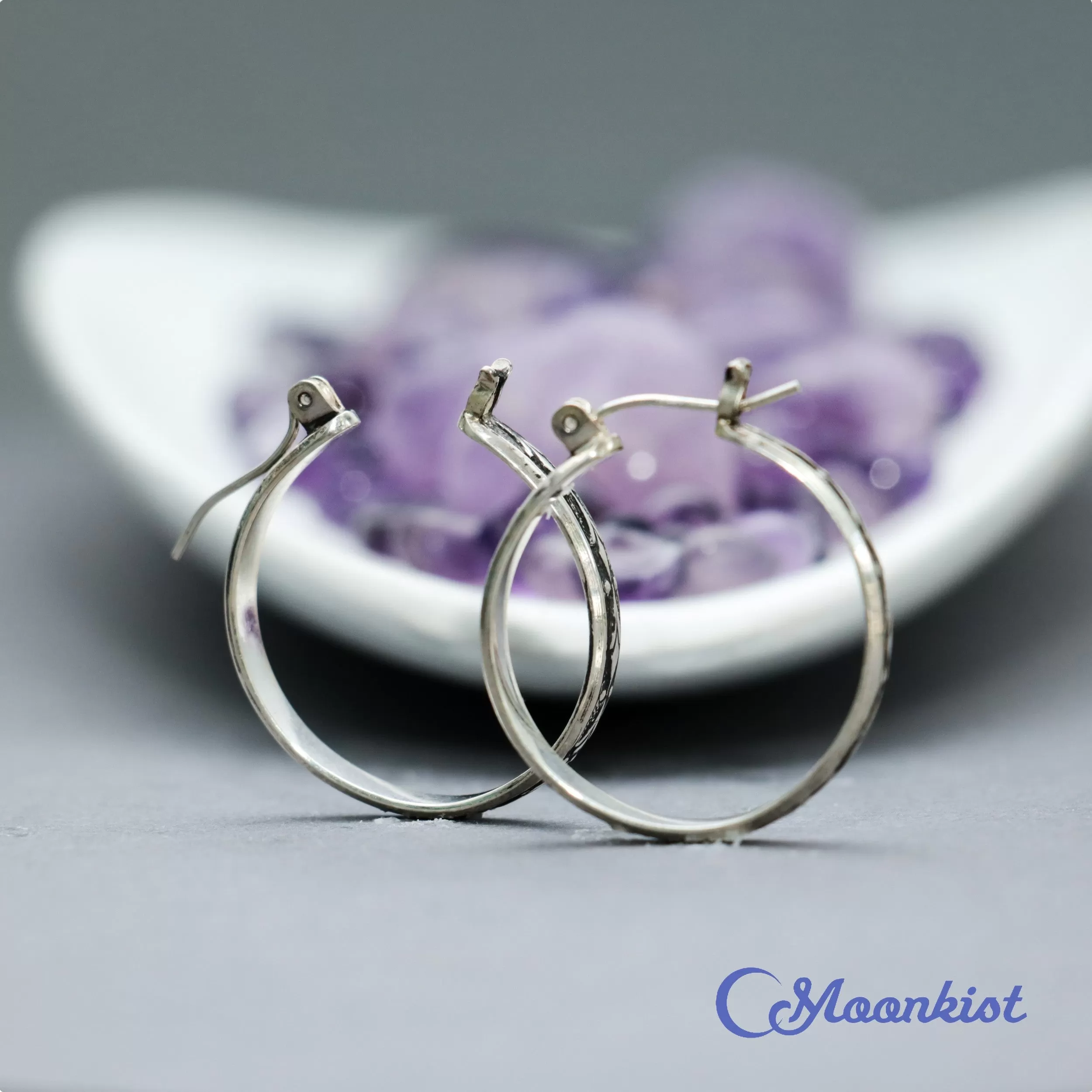 Sterling Silver Hoops  | Moonkist Designs