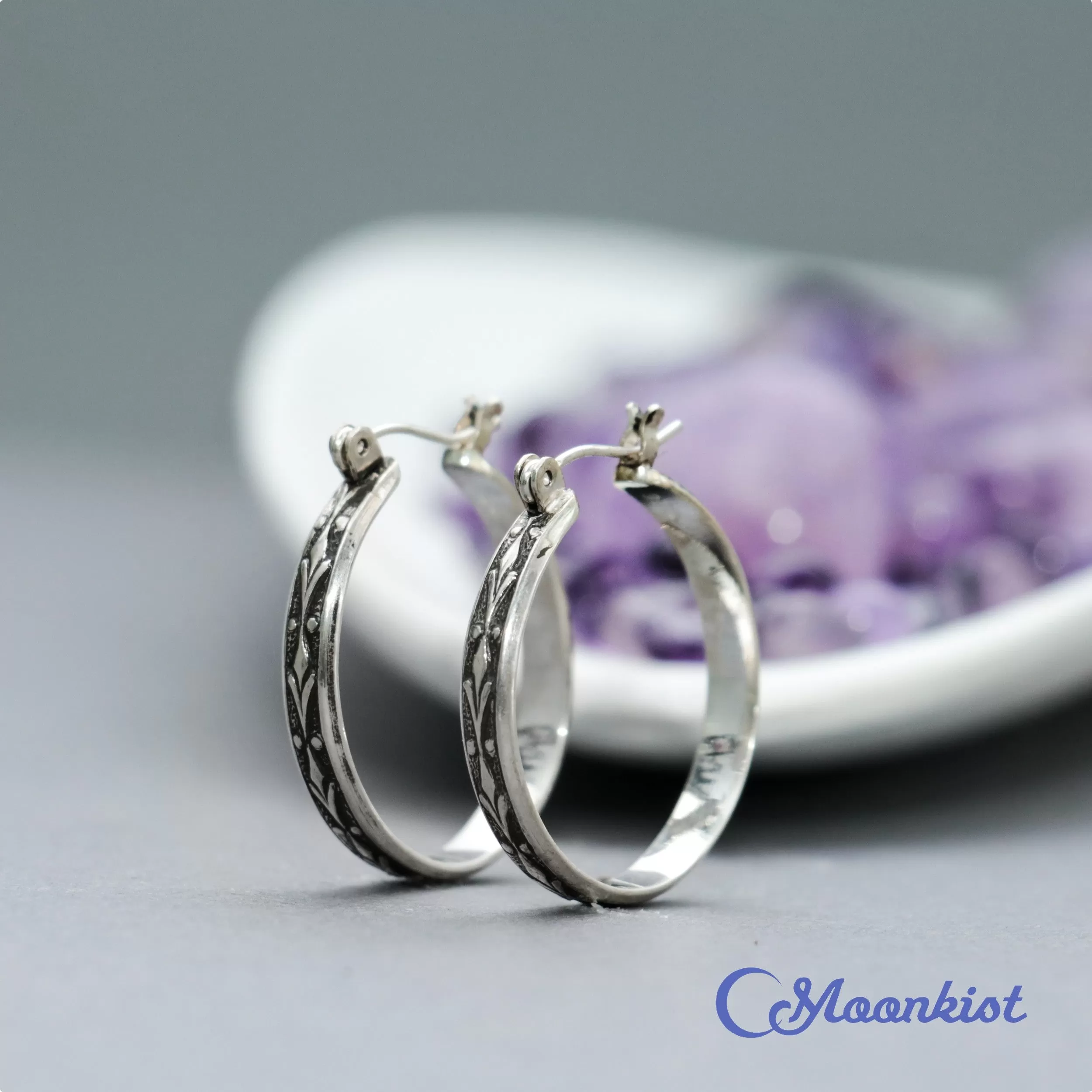 Sterling Silver Hoops  | Moonkist Designs