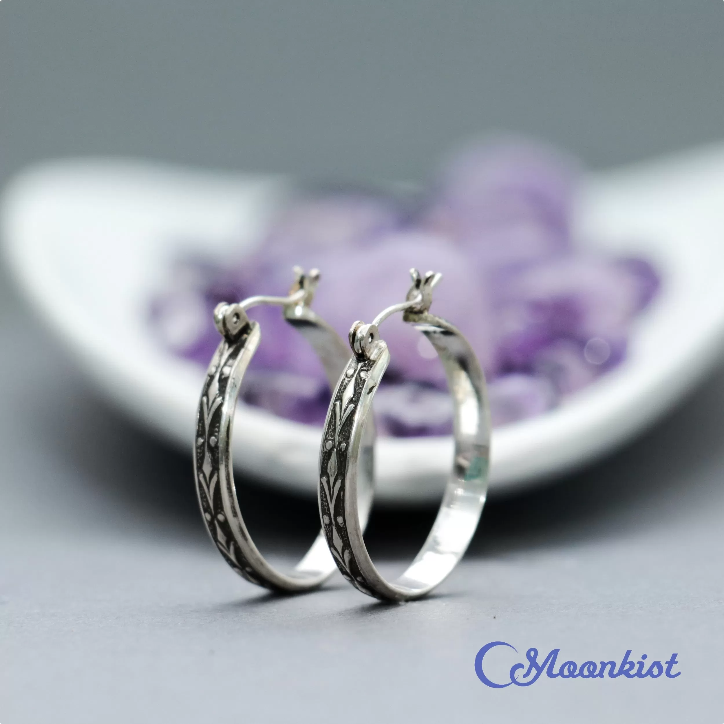 Sterling Silver Hoops  | Moonkist Designs