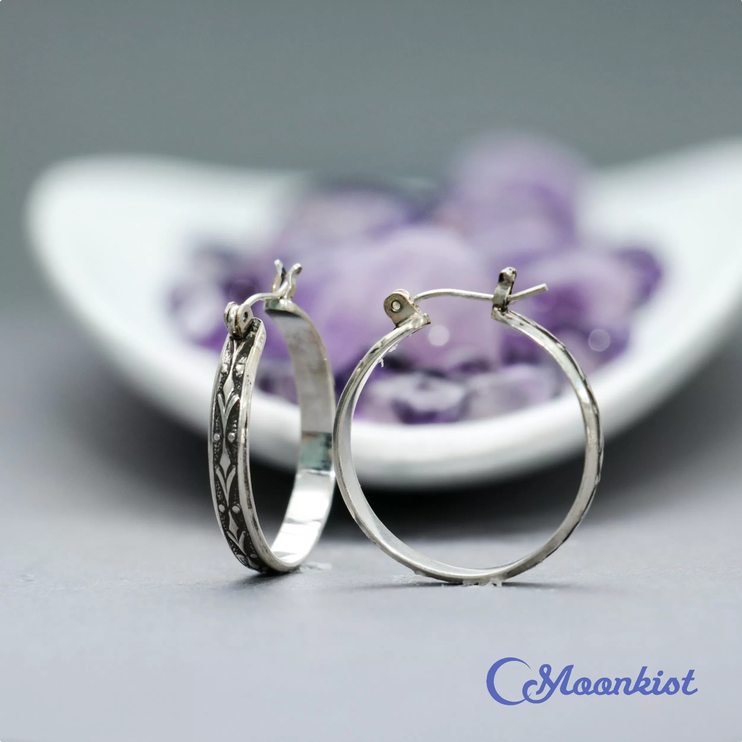 Sterling Silver Hoops  | Moonkist Designs